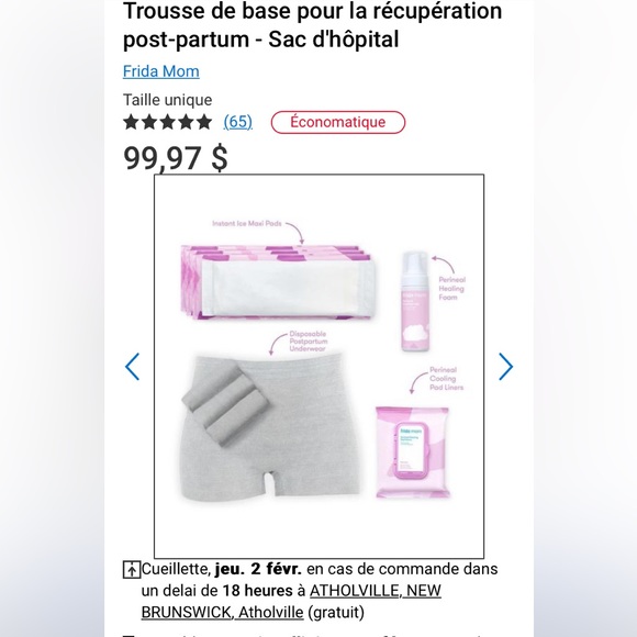 Frida Mom Postpartum care and Peri Bottle - Picture 2 of 5